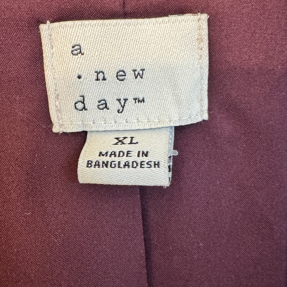 a new day Rich Maroon Blazer - Picture 2 of 9